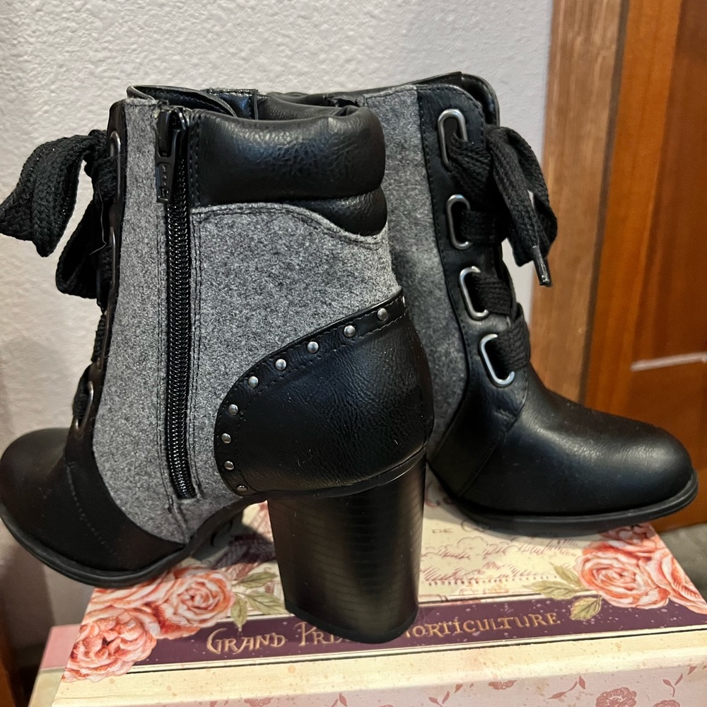 Mixed Materials Boot - image 4